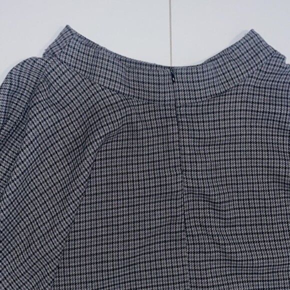 School girl circle plaid shorts size womens medium shades of grey - Picture 7 of 10